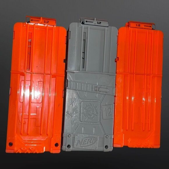 3 Nerf Soft Bullet Reload Clips 18 Clips Plus 36 NIP Bullets - Picture 2 of 3